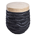 Приставной столик с фактурой под натуральное дерево Immortality варинант исполнения - 1 | Loft Concept в Грозном