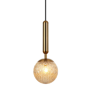 Подвесной светильник Perforated Glass Bubbles brown