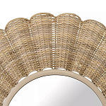 Зеркало круглое в плетеной раме Reed Mirror варинант исполнения - 2 | Loft Concept в Грозном