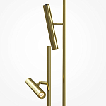 Напольный торшер светодионый золотой Lumen Duo варинант исполнения - 2 | Loft Concept в Грозном