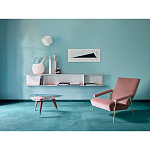 Дизайнерская подвесная полка Gio Ponti D.355.1 - D.355.2 Hanging Bookcase варинант исполнения - 3 | Loft Concept в Грозном