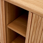 Буфет с 2-мя раздвижными дверцами из ясеневого шпона Toinette варинант исполнения - 3 | Loft Concept в Грозном