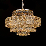 Люстра хрустальная в неоклассическом стиле на золотистом каркасе Majesty варинант исполнения - 3 | Loft Concept в Грозном