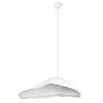 Подвесной светильник с асимметричным волнообразным абажуром и фактурной бахромой по краю Tactile Line варинант исполнения - 4 | Loft Concept в Грозном