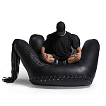 Дизайнерское кожаное кресло в форме руки Poltronova Joe Whip Armchair варинант исполнения - 8 | Loft Concept в Грозном