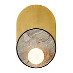 Бра с каменным диском в металлической раме Sandstone Painting варинант исполнения - 1 | Loft Concept в Грозном