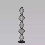 Торшер светодиодный с плетеным металлическим каркасом Metal Interweaving варинант исполнения - 4 | Loft Concept в Грозном