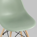 Пластиковый стул на ножках из массива бука Eames Mint варинант исполнения - 7 | Loft Concept в Грозном
