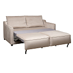 Диван двухместный раскладной светло-серый с кантом Pride варинант исполнения - 2 | Loft Concept в Грозном