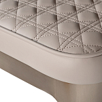 Стул барный светло-серый из экокожи Spectacular High Bar Stool варинант исполнения - 4 | Loft Concept в Грозном