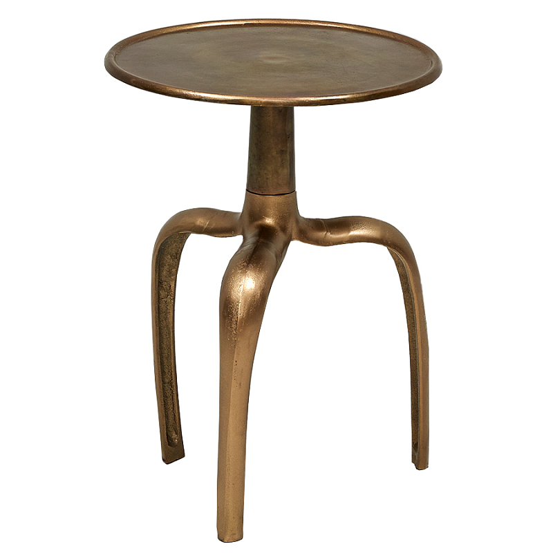 Приставной стол Hercule side table Винтажная латунь Приставной стол Hercule side table Винтажная латунь в Грозном | Loft Concept