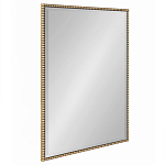 Зеркало прямоугольное в фактурной золотой раме Reflective Fabric варинант исполнения - 1 | Loft Concept в Грозном