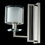 Бра с геометрическим каркасом из металла и цилиндрическим стеклянным плафоном Laurent варинант исполнения - 3 | Loft Concept в Грозном