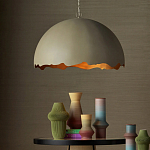 Подвесной светильник в форме купола с сочетанием золотого и оливкового цвета Eggshell варинант исполнения - 3 | Loft Concept в Грозном