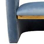 Кресло голубое Walsh Blue Armchair варинант исполнения - 2 | Loft Concept в Грозном