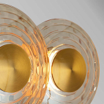 Бра из трех стеклянных фактурных дисков Eyepiece варинант исполнения - 4 | Loft Concept в Грозном