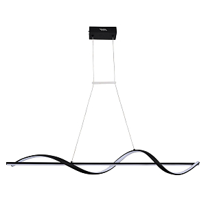 Светодиодная люстра черного цвета Flowy