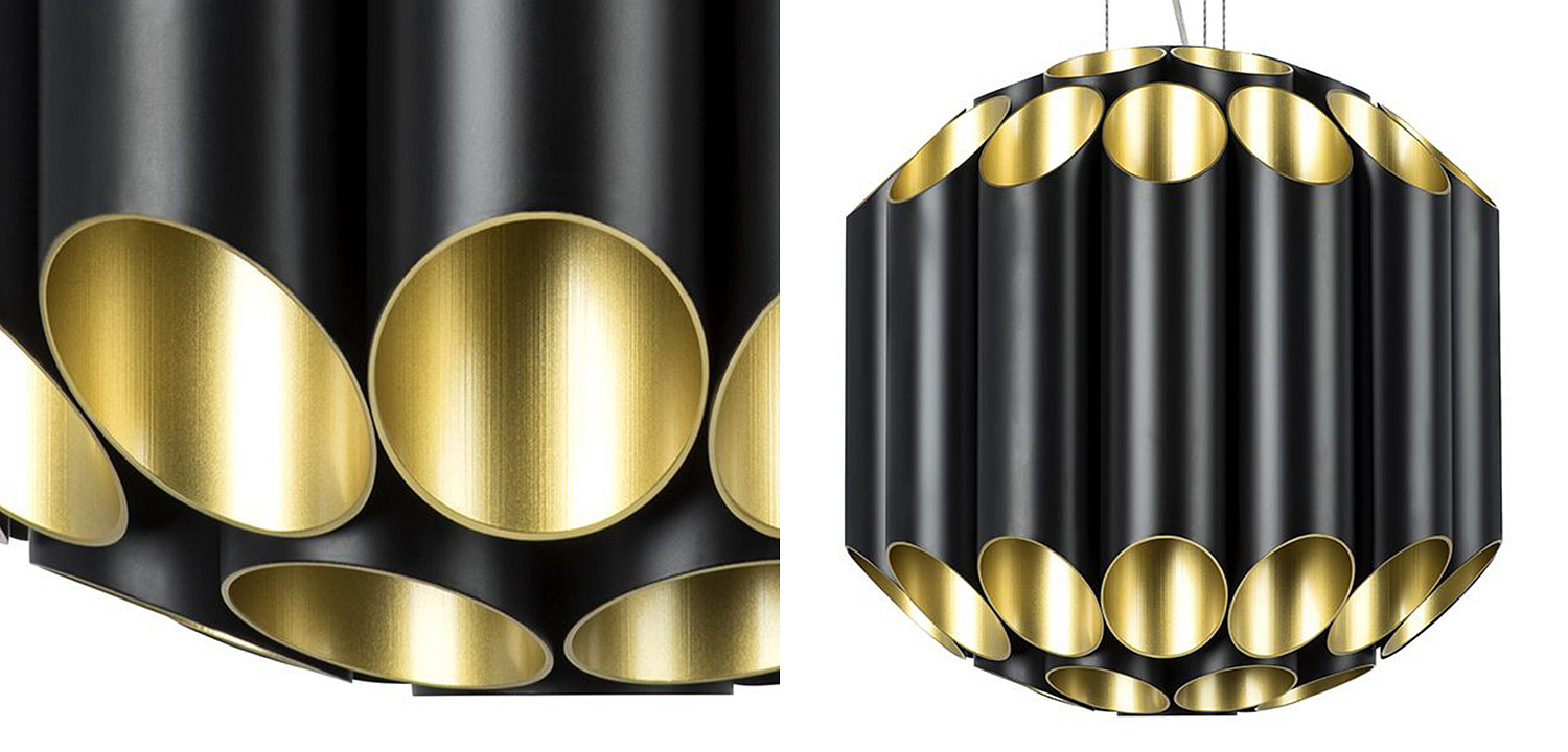Люстра Garbi Black Pipe Organ Chandelier 44 Люстра Garbi Black Pipe Organ Chandelier 44 - Loft-Concept в Грозном