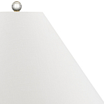 Настольная лампа овальная с тропическим принтом Stylized Aalm Leaves Motif варинант исполнения - 3 | Loft Concept в Грозном