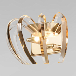 Бра золотого цвета с изогнутыми хрустальными элементами Radiant Ribbons варинант исполнения - 2 | Loft Concept в Грозном