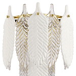 Бра с декором из рельефного стекла в виде перьев Abelia Feather Wall Lamp варинант исполнения - 3 | Loft Concept в Грозном