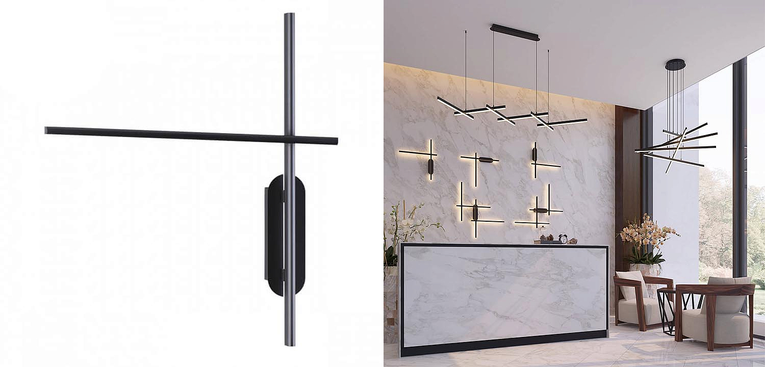 Бра Rolf Two Black Lines Бра Rolf Two Black Lines - Loft-Concept в Грозном