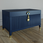 Большой дизайнерский Сундук Elsa Dreams Blue варинант исполнения - 4 | Loft Concept в Грозном