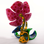 Декоративная статуэтка Yayoi Kusama Flowers that Bloom at Midnight Pink варинант исполнения - 2 | Loft Concept в Грозном