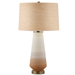 Настольная лампа фарфоровая с узором на корпусе Junction Place варинант исполнения - 3 | Loft Concept в Грозном