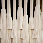 Декор на стену Белые Кисти Wall decor White Tassels варинант исполнения - 1 | Loft Concept в Грозном