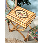 Приставной столик с ящиком в стиле ретро Vintage Rustic Tablecloth варинант исполнения - 7 | Loft Concept в Грозном