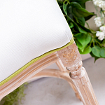 Барный стул золотистый из натурального бука с изображением птиц и цветов Blooming Birds варинант исполнения - 2 | Loft Concept в Грозном