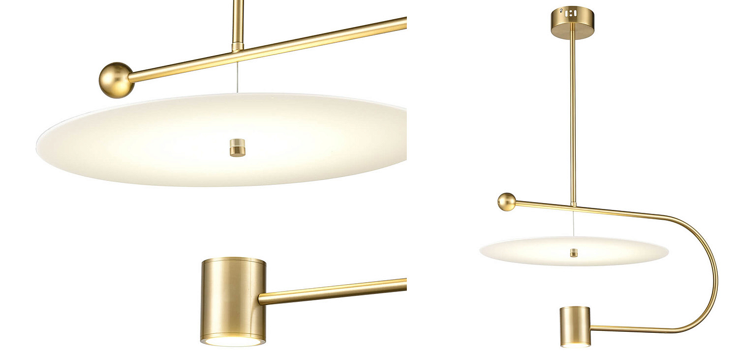 Подвесной светильник Gaspar Half Oval Подвесной светильник Gaspar Half Oval - Loft-Concept в Грозном