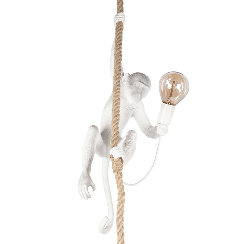 Подвесной светильник Monkey on a rope Белый Подвесной светильник Monkey on a rope Белый в Грозном | Loft Concept