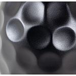 Столик журнальный с круглой деревянной столешницей на черном фактурном основании Bourgeon варинант исполнения - 6 | Loft Concept в Грозном