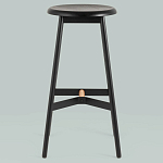 Черный барный стул Knopper варинант исполнения - 3 | Loft Concept в Грозном