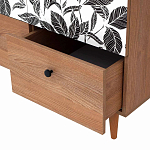 Шкаф с принтом Leaf bouquet варинант исполнения - 3 | Loft Concept в Грозном