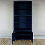 Книжный Стеллаж Elsa Dreams Blue с задней стенкой варинант исполнения - 4 | Loft Concept в Грозном