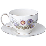 Чайный сервиз из фарфора с рисунком цветов на 6 персон 14 предметов Garden Whisper Porcelain Set  варинант исполнения - 3 | Loft Concept в Грозном