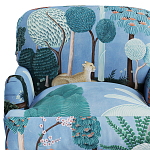 Дизайнерское классической формы на колесиках Trumann Armchair варинант исполнения - 4 | Loft Concept в Грозном