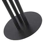 Настольная лампа с тремя прозрачными куполообразными плафонами и черным металлическим основанием Flos Wireline Lighting варинант исполнения - 2 | Loft Concept в Грозном