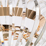 Бра золотого цвета с изогнутыми хрустальными элементами Radiant Ribbons варинант исполнения - 4 | Loft Concept в Грозном