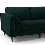 Мебельная ткань Шенилл темно-зеленый цвет 138 см T4-36 варинант исполнения - 10 | Loft Concept в Грозном