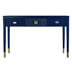 Дизайнерский Письменный стол Elsa Dreams Blue с тремя ящиками варинант исполнения - 5 | Loft Concept в Грозном