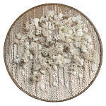 Круглый Вязанный Гобелен Абстракция Breath of Mist Wall Hanging варинант исполнения - 3 | Loft Concept в Грозном