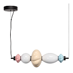 Подвесной светильник фигруный с керамическими элементами 18W LED Fragrant Light варинант исполнения - 3 | Loft Concept в Грозном