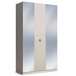 Шкаф трёхдверный с 2-мя зеркальными дверками Satin Furniture варинант исполнения - 1 | Loft Concept в Грозном