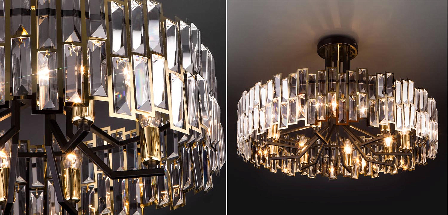 Потолочная люстра Darkness Chandelier gold 71 Потолочная люстра Darkness Chandelier gold 71 - Loft-Concept в Грозном