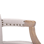 Кресло Aubrey Classical Armchair beige flax варинант исполнения - 4 | Loft Concept в Грозном