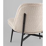 Кресло лаунж Tail молочный варинант исполнения - 3 | Loft Concept в Грозном